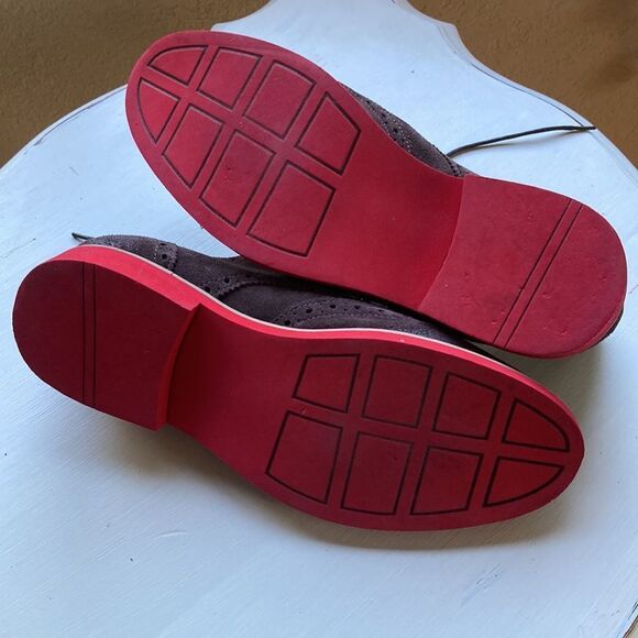 Steve Madden Kikstart Brown Suede Wingtip Oxfords Steve Madden Men’s 10 - Picture 8 of 9